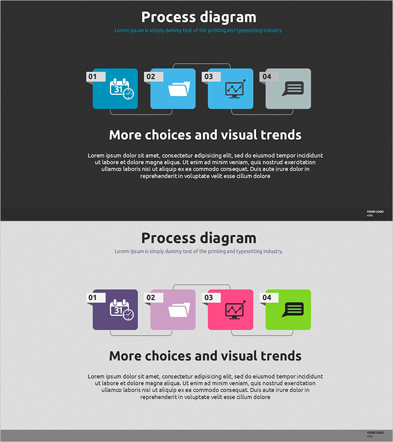 사업 프로세스 다이어그램 - 클러스터와 연결