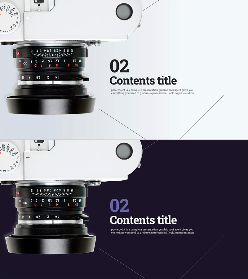 카메라 템플릿으로 세련된 콘텐츠 구성 – 사진 촬영의 예술