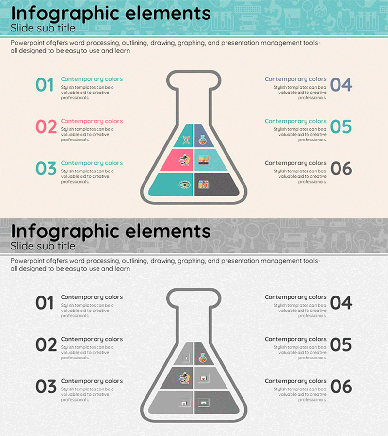 삼각 비커 모양 내포 다이어그램 – 화학적 구조의 이해