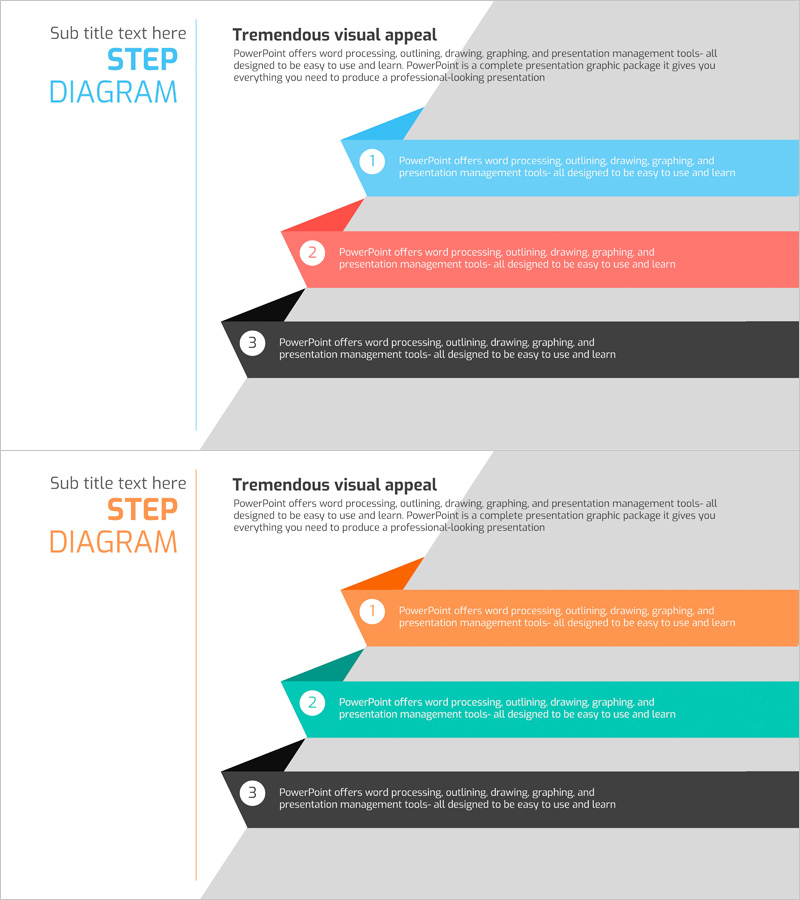 단계별 운영계획을 위한 클러스터 다이어그램 슬라이드