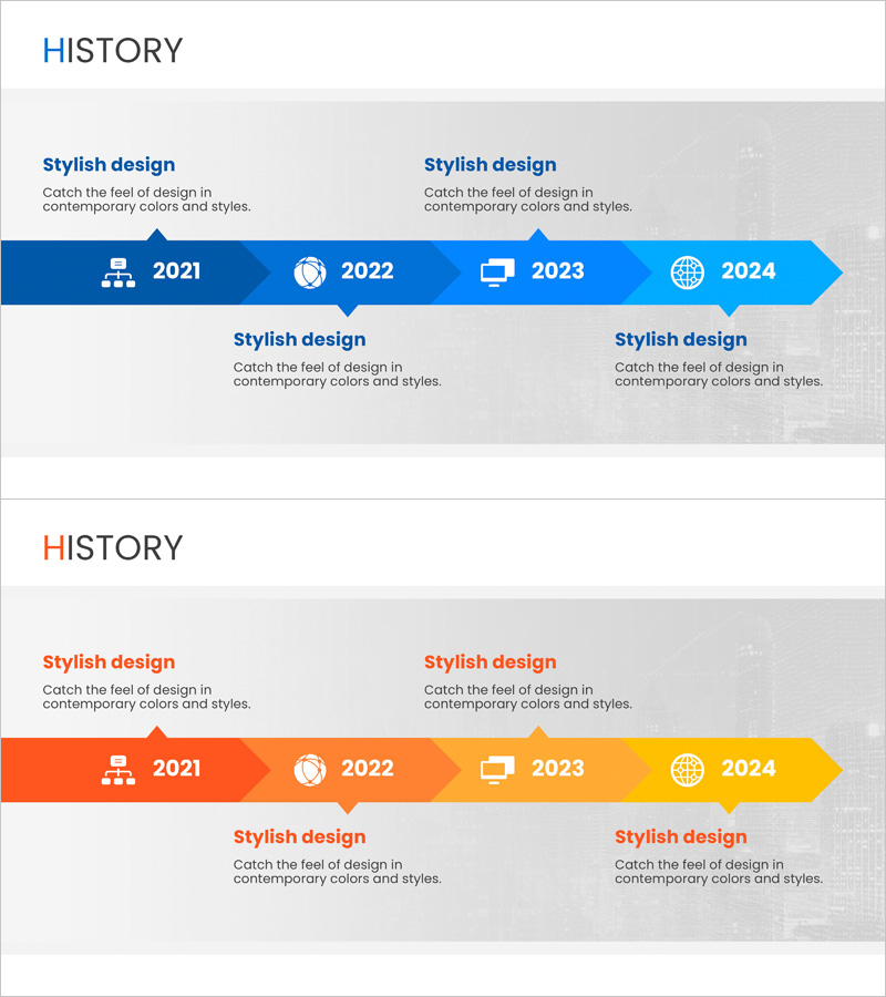 소셜 미디어 선형 다이어그램 – 비즈니스 성장 단계