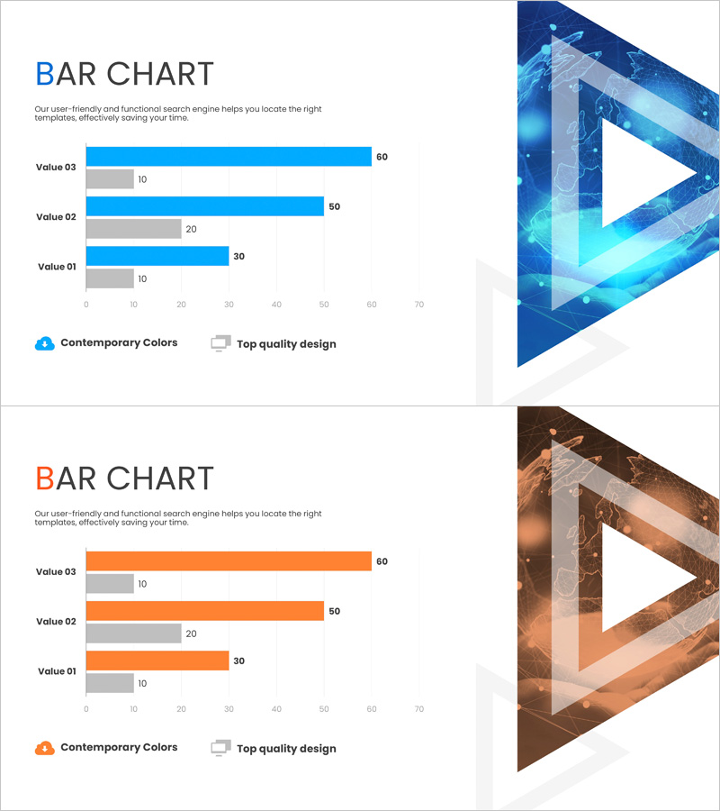 소셜 네트워크 사업 시장 분석 차트 – 효율적 데이터 시각화