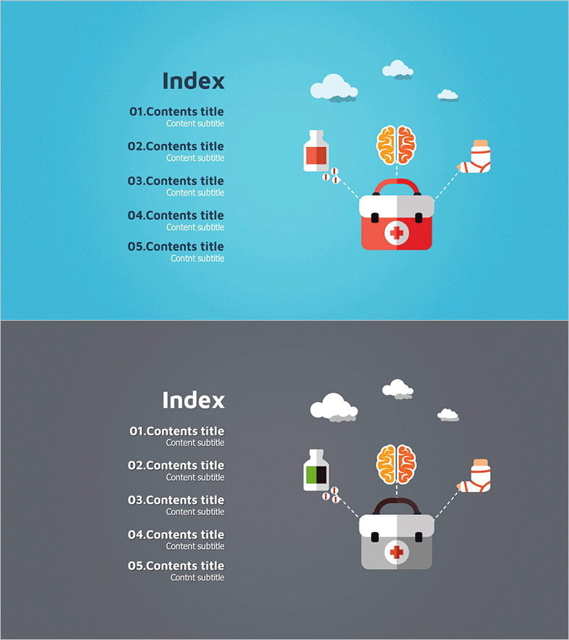 의료 치료 일러스트 목차 – 전문적이고 간결한 정보 제공