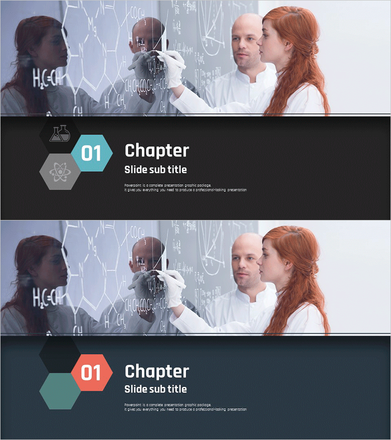 과학 실험 와이드 템플릿 – 캐주얼하고 전문적인 스타일