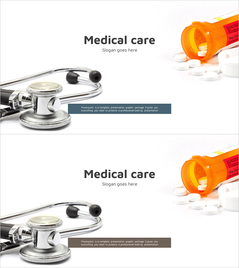 청결한 의료 서비스 템플릿 표지