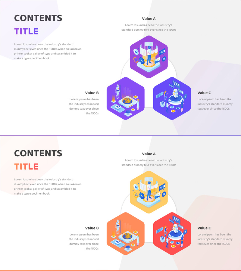 VR 시스템 일러스트 다이어그램 – 혁신적 사업 모델