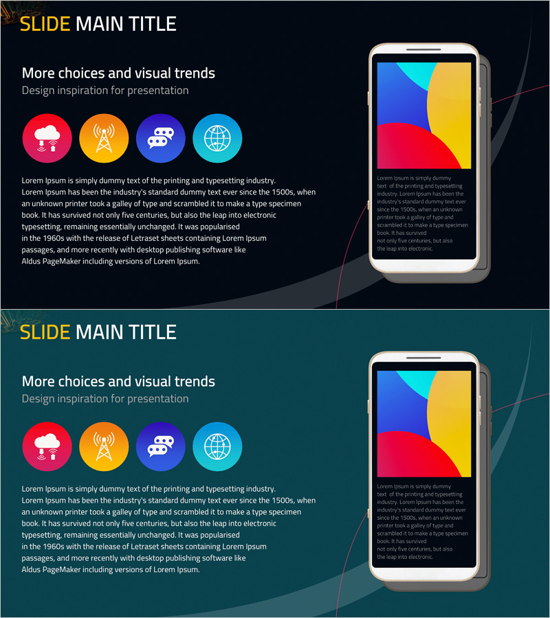 모바일 네트워크 사업 개요 – 시각화된 데이터 비주얼