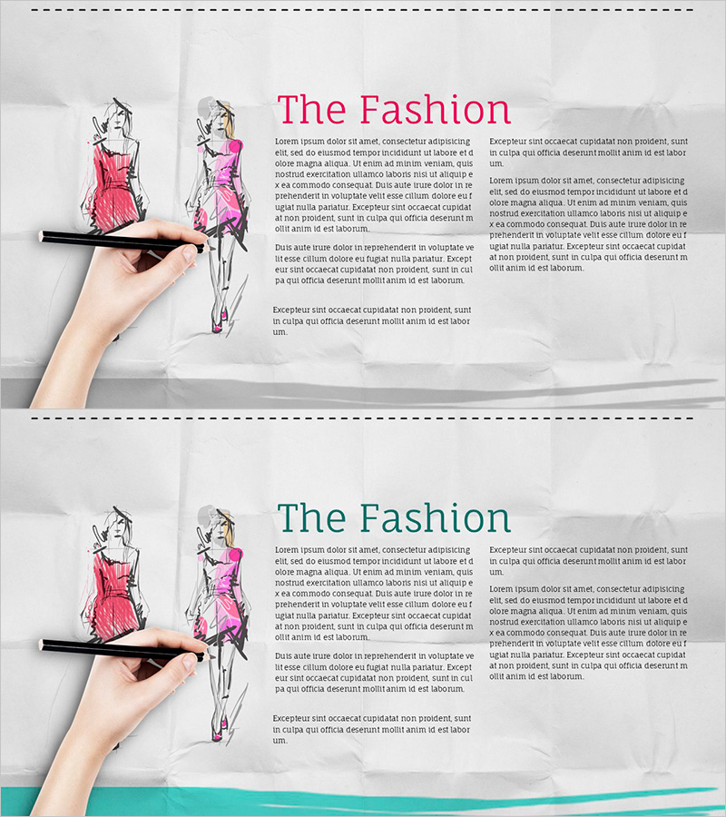 패션 칼럼 아웃트로 슬라이드 – 스타일과 트렌드를 담다