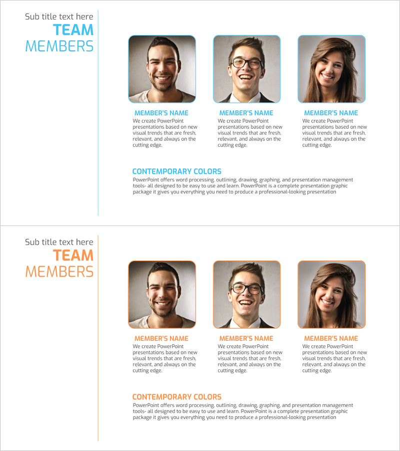 긍정적인 팀원 프로필 소개 – 클러스터 다이어그램 적용