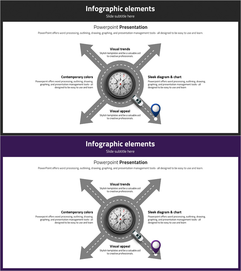 네비게이션 앱 차별화 전략 소개 슬라이드