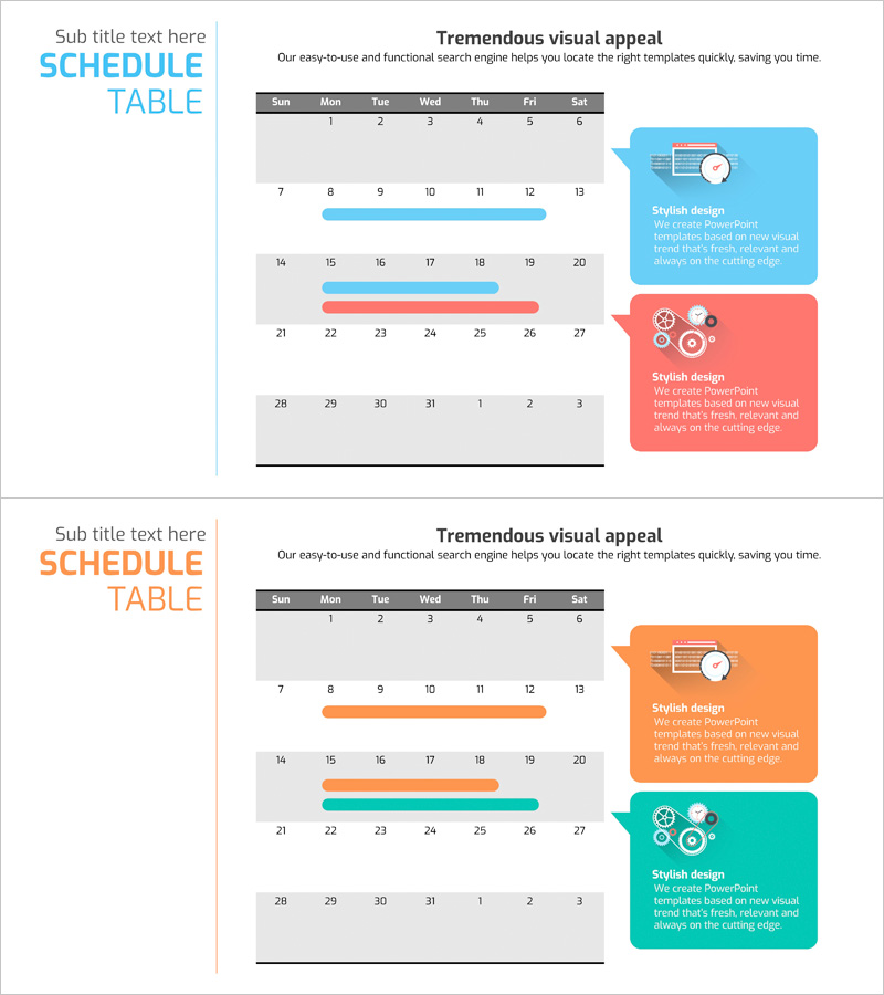 빅데이터 분석 일정표 – 사업 추진 전략을 시각화