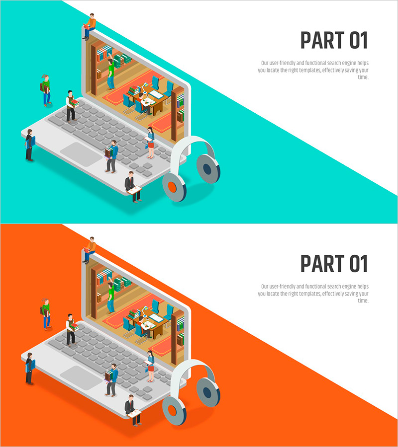 이러닝 일러스트 템플릿 간지01