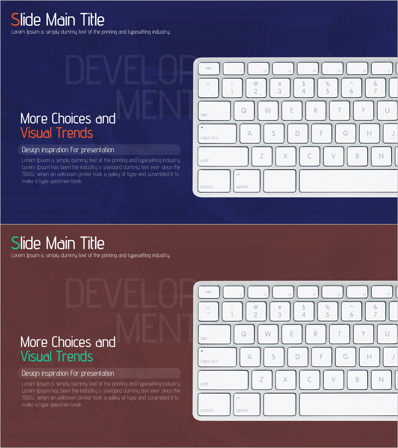 키보드 제품 소개 슬라이드 – 혁신을 담다