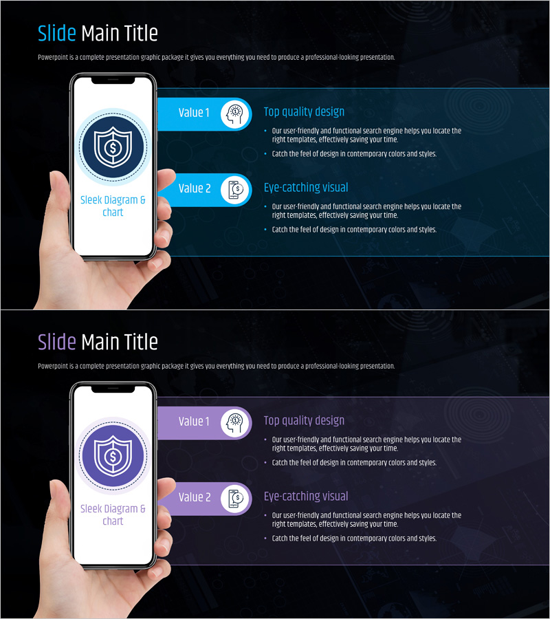 모바일 금융 서비스 사업목표 슬라이드 – 비즈니스 성공을 위한 전략