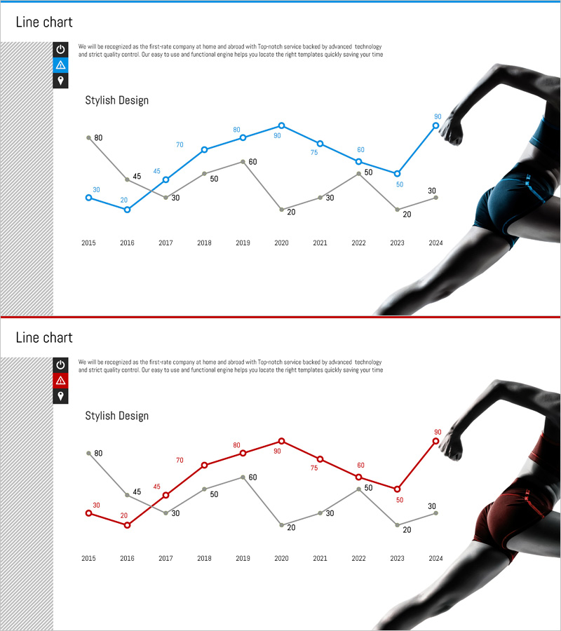 라인 차트를 활용한 성과 분석 – 도전과 성공의 길