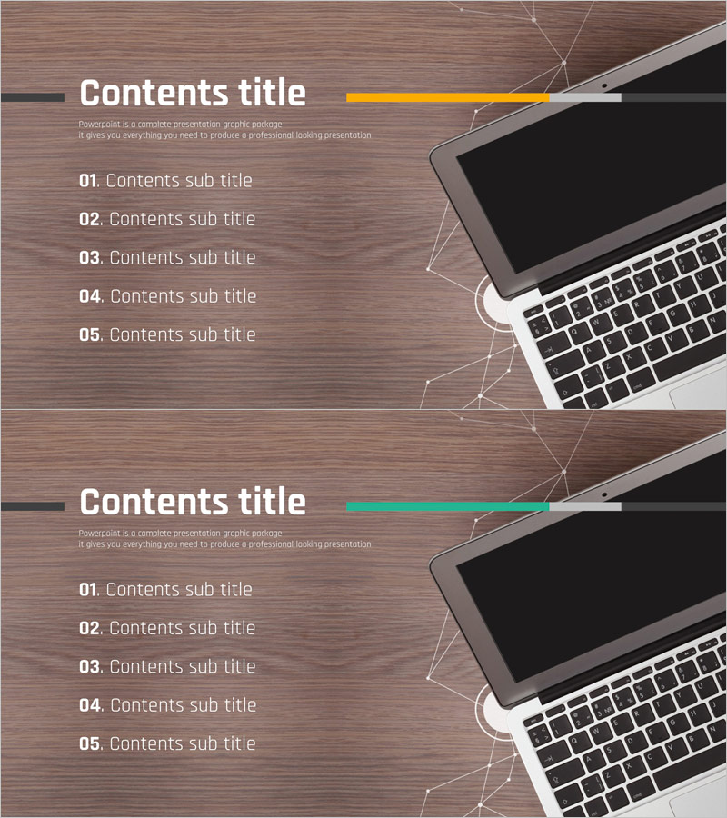 정보 통신 기술 프레젠테이션 목차