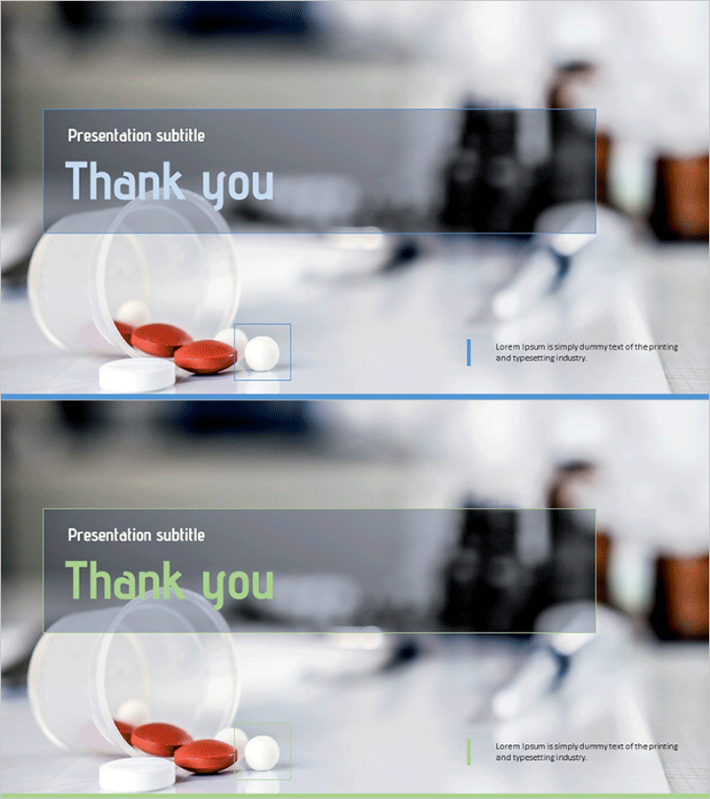 긍정적인 메디컬 템플릿 엔딩 커버 – 신뢰와 긍정의 인상