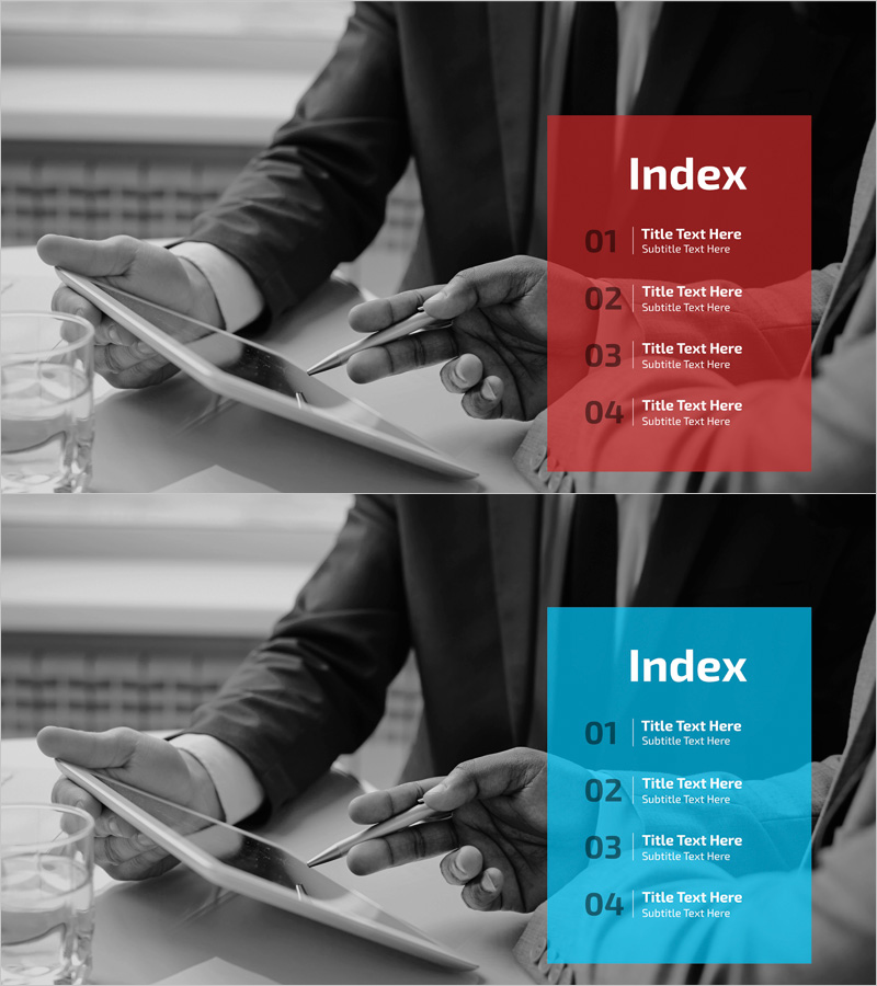 IT 프레젠테이션 목차 슬라이드