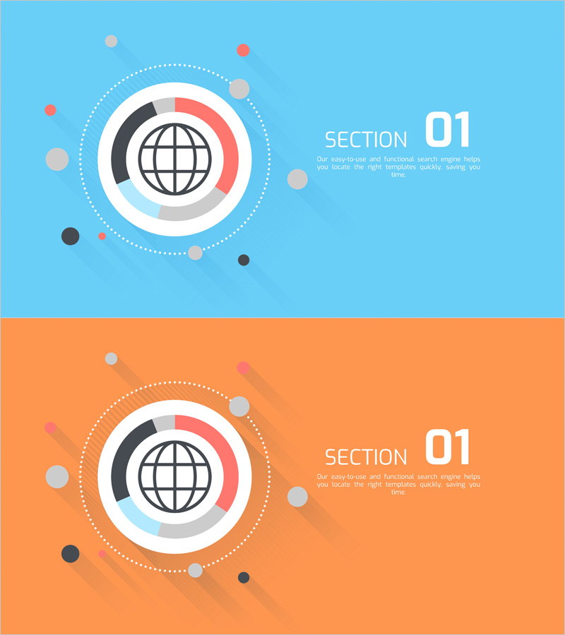 빅데이터 일러스트 템플릿 간지 01