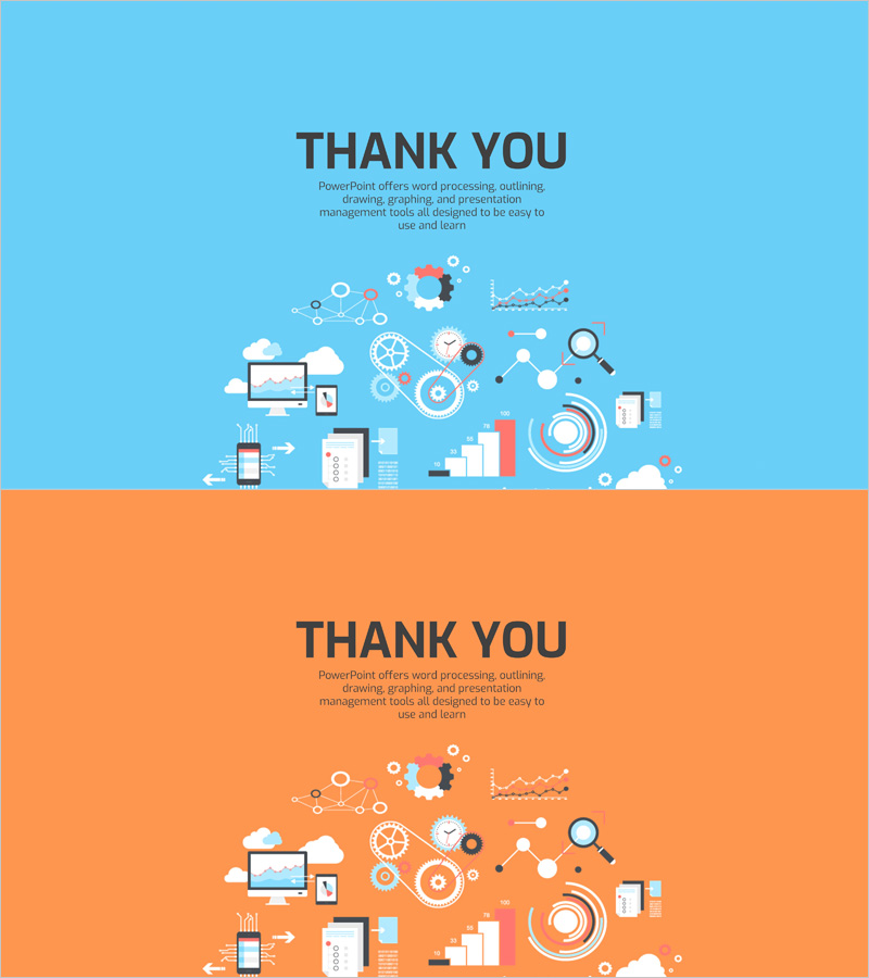 빅데이터 분석 일러스트 템플릿 엔딩 표지