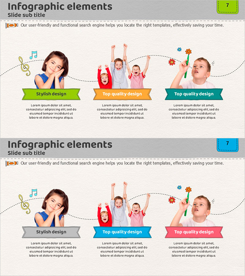 활기넘치는 아이들과 폐쇄형 다이어그램