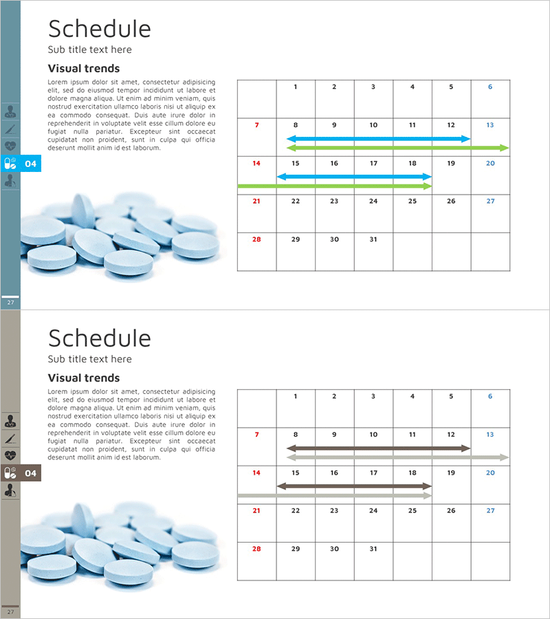 알약 분석 일정계획 캘린더 – 체계적인 일정 관리