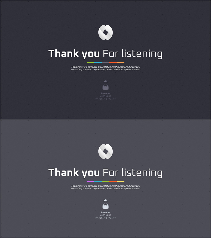 검색 엔진 최적화 템플릿 엔딩 표지 – 프레젠테이션 후 마무리