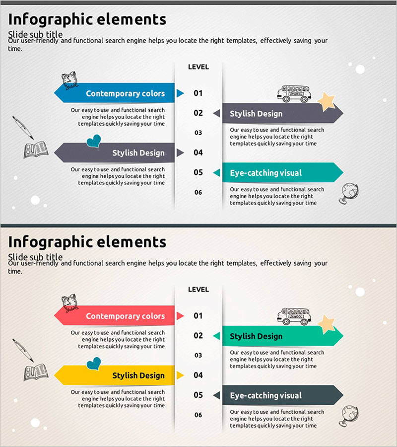 화살표 및 디테일 설명 페이지 – 프로그램 소개 쉐어