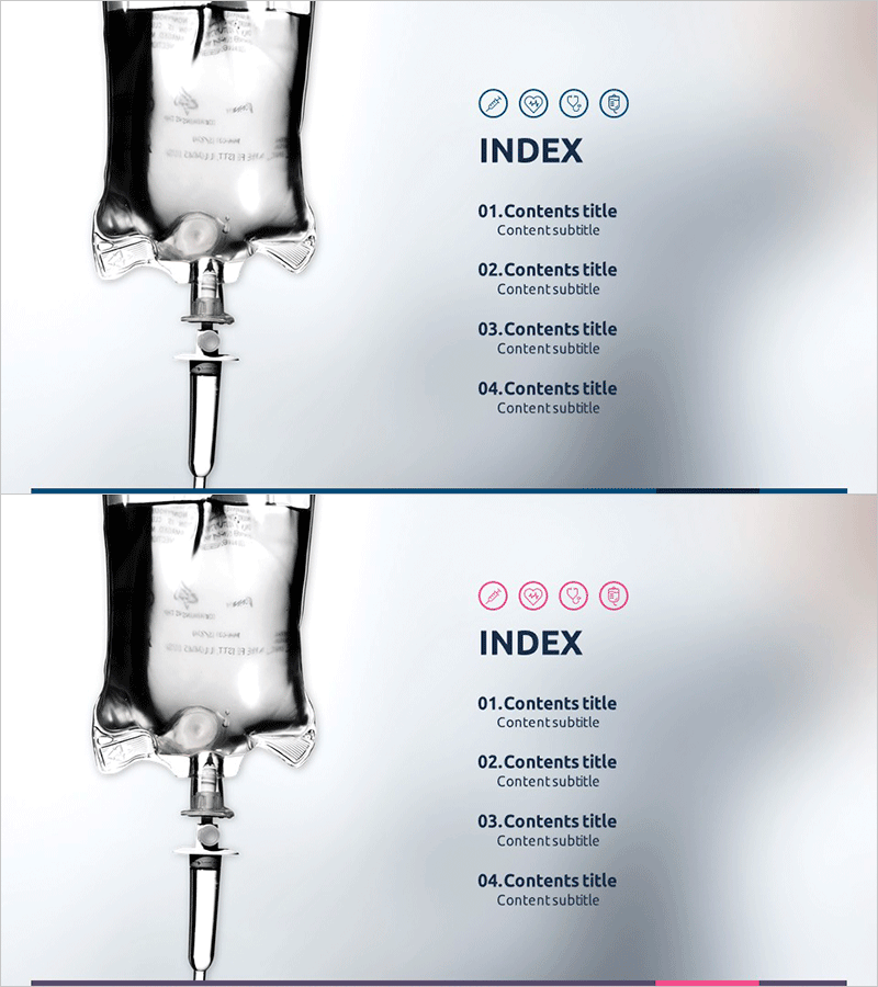 의학 와이드 템플릿 목차 – 전문성과 신뢰