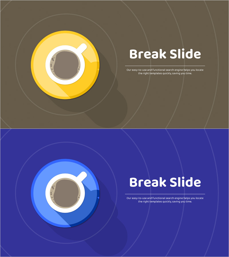 사물 인터넷 템플릿 휴식 시간