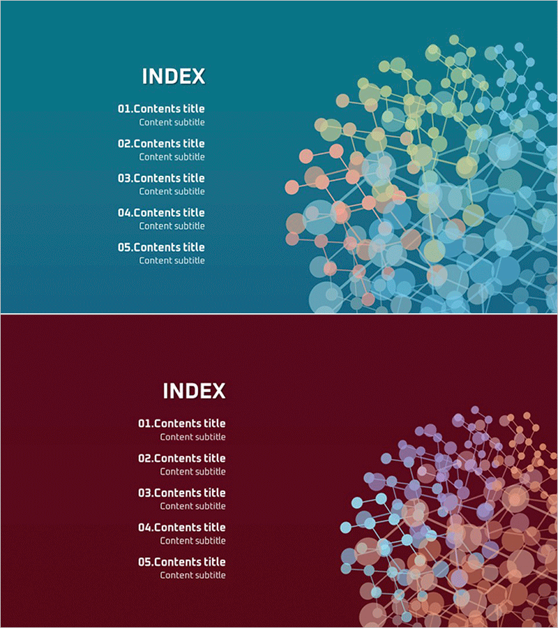 일기예보 템플릿 목차