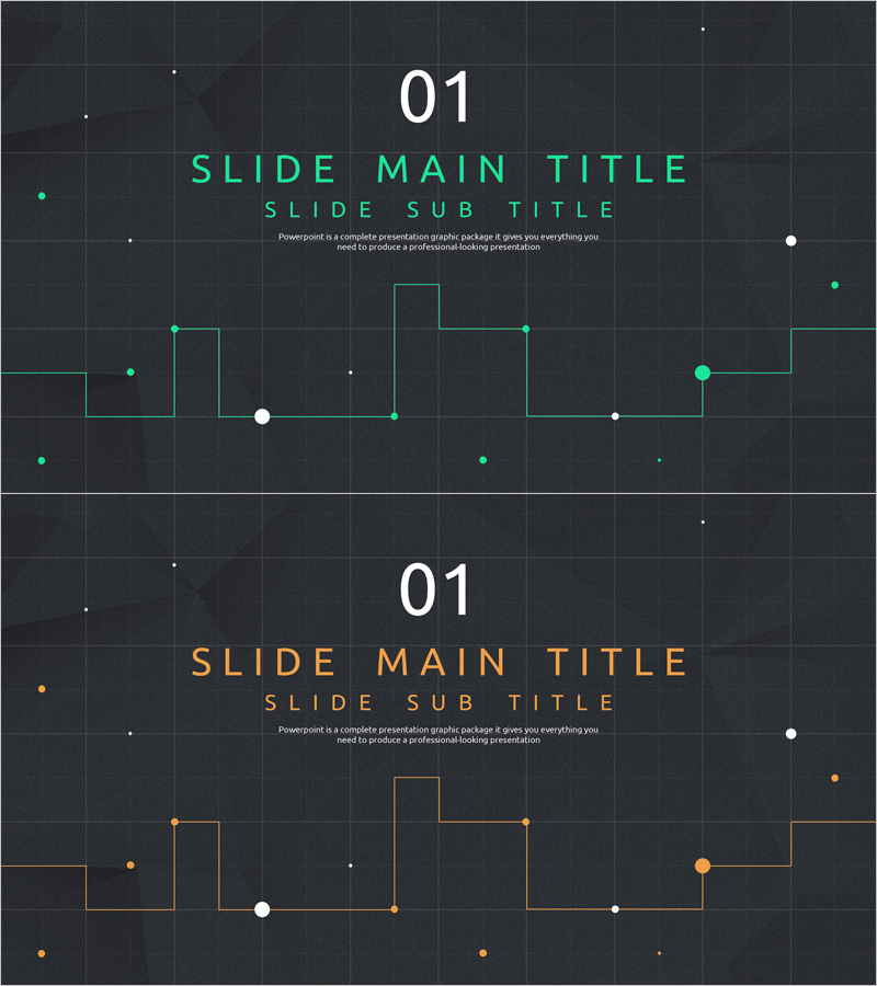 모바일 네트워크 프레젠테이션 간지 – 전문성을 더한 슬라이드