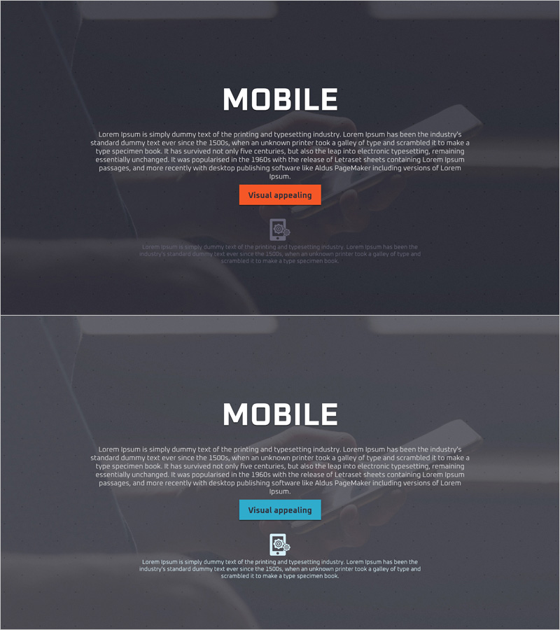 MOBILE 인트로 슬라이드 – 매력적인 시작