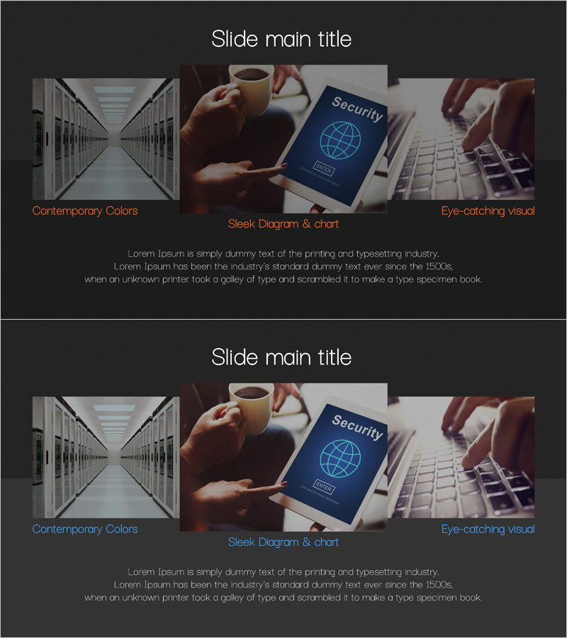 비즈니스 사업 개요 다이어그램 – 성공과 전략