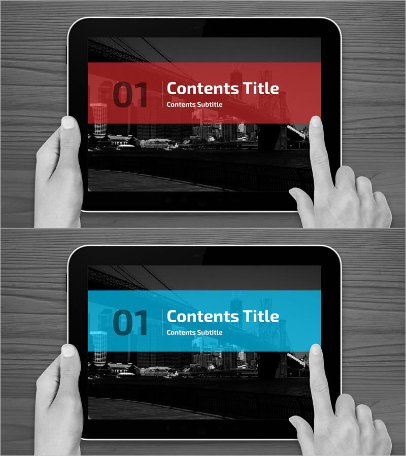 IT 프레젠테이션 간지 – 슬라이드 구분