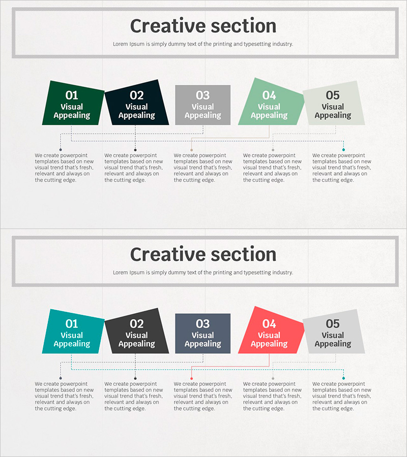 독특한 연결 다이어그램 – 제품/서비스 소개에 적합
