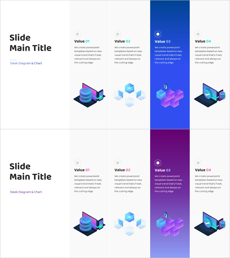 IT 금융 서비스 사업 프로그램 소개 – 최신 시각적 다이어그램