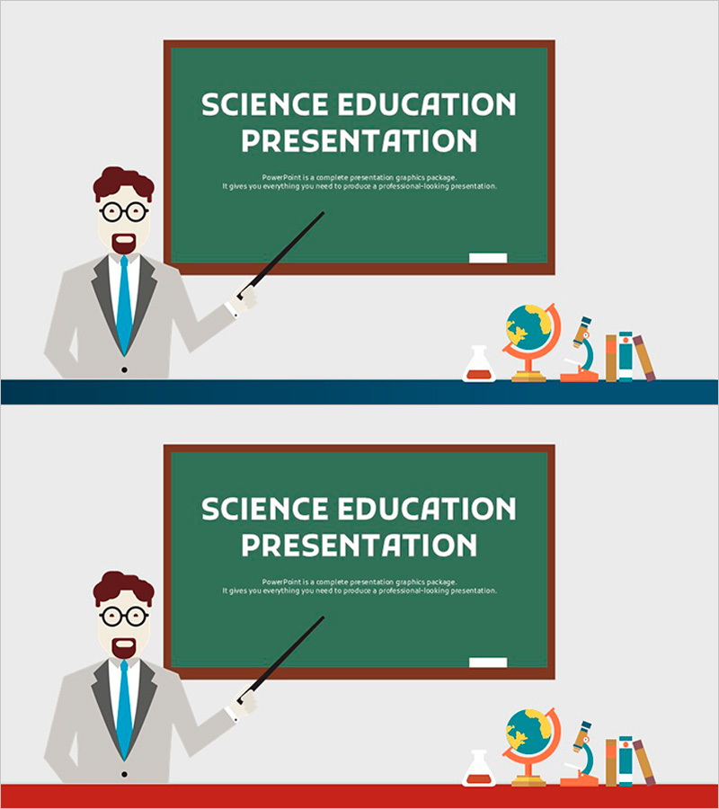 과학 교육 템플릿 일러스트 표지