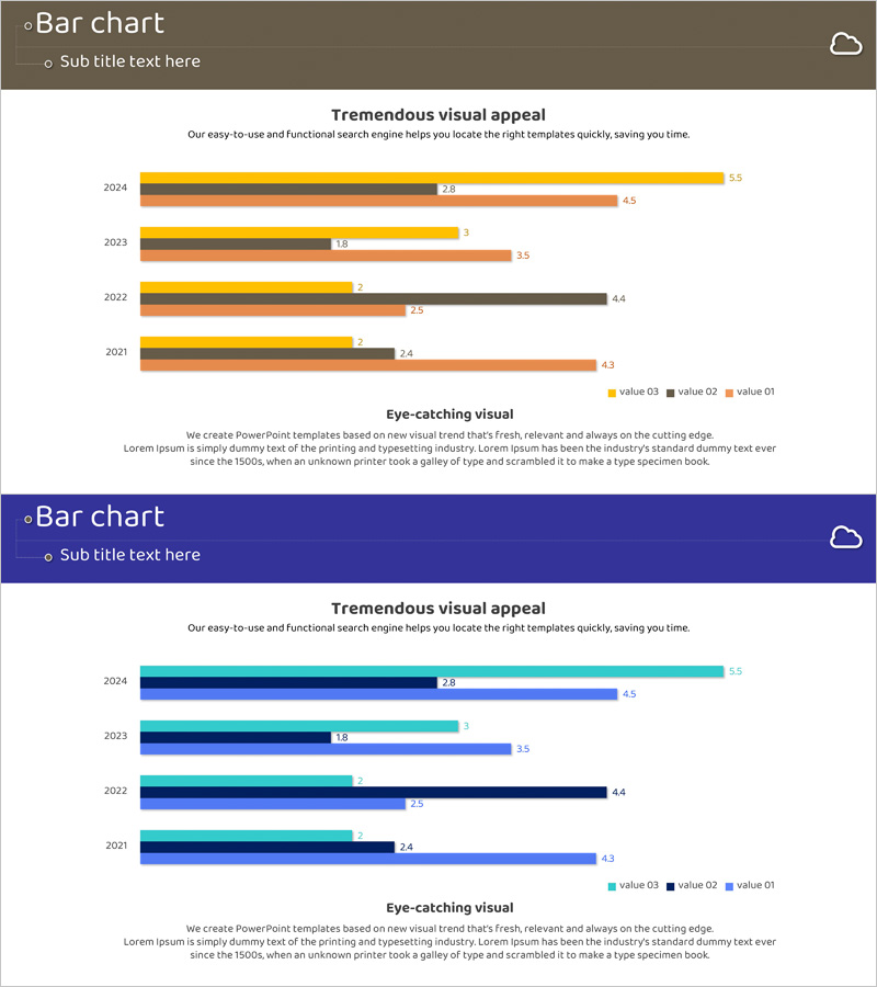 Competitor Year-over-Year Comparison Analysis Bar Graph – Essential Tool for Market Analysis