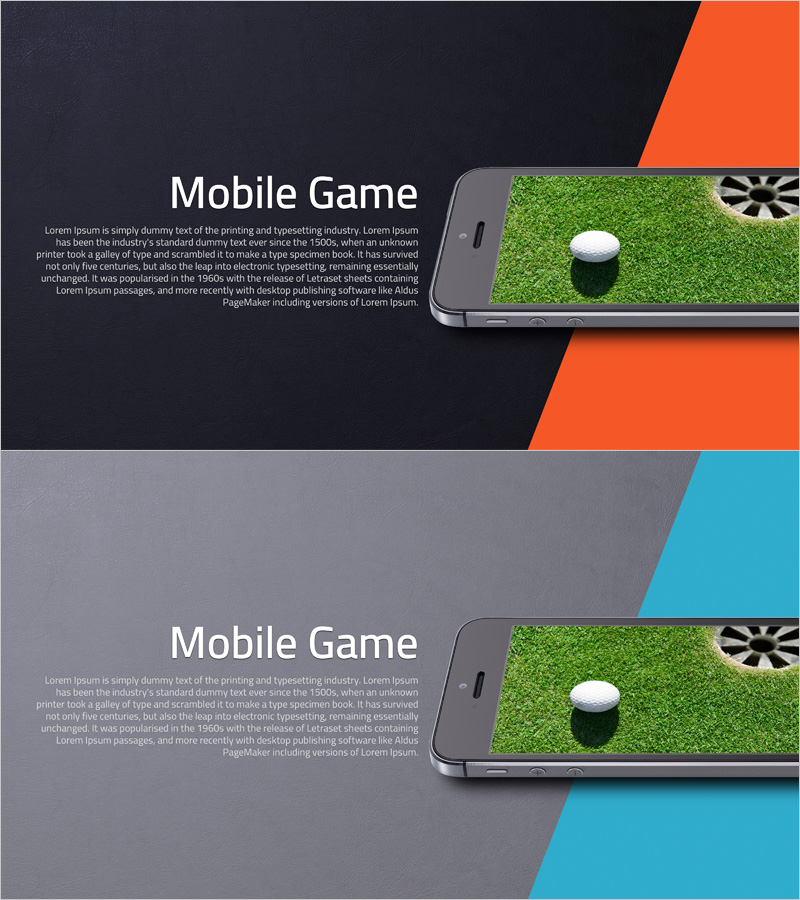 모바일 게임 소개 슬라이드 - 비즈니스와 창의성