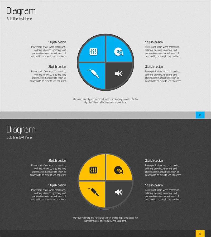 음향 서비스 구성 다이어그램 - 독창성과 효율성