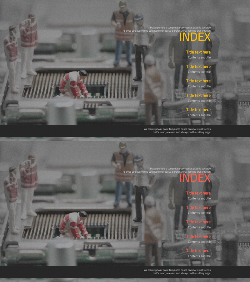 기술 소개 프레젠테이션 목차 – 혁신과 발전