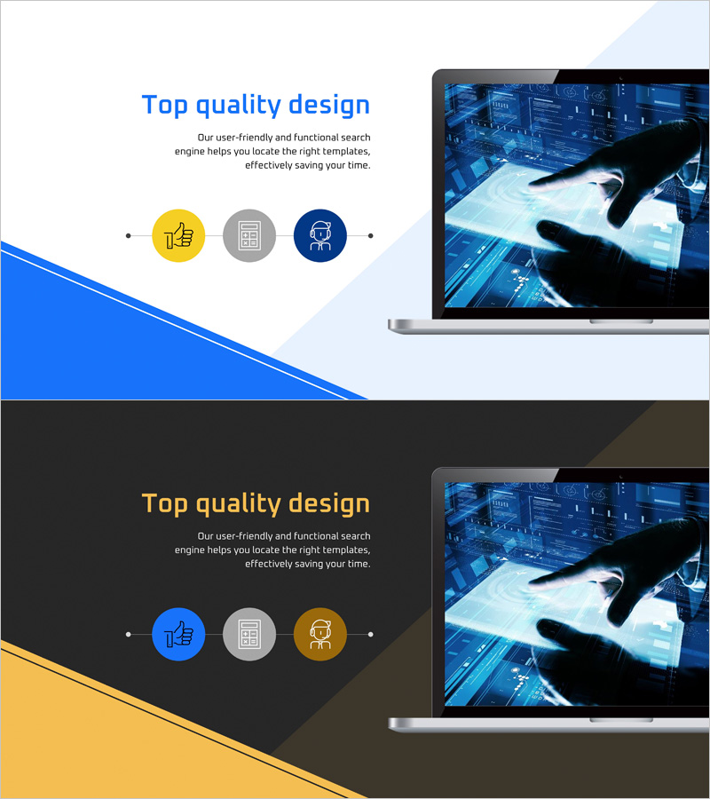 글로벌 네트워크 사업 소개 – 현대적인 디자인