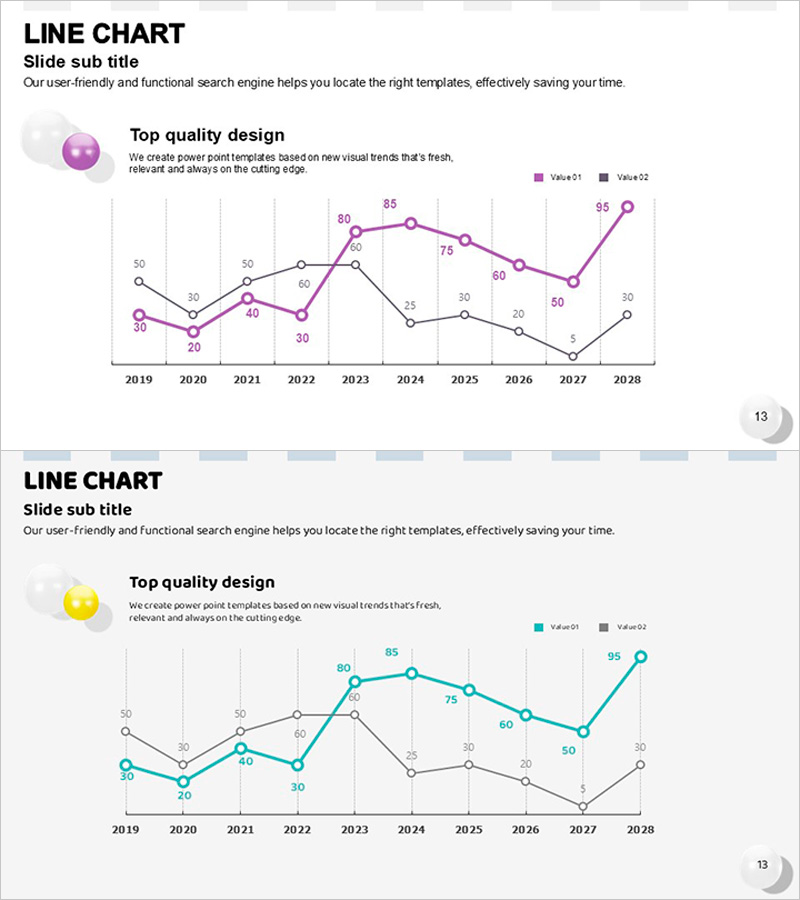 퍼플 청록 꺾은선 그래프 – 시장분석과 향후전망