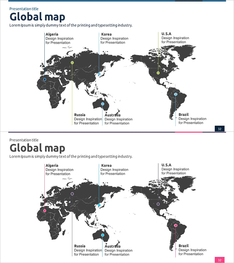 국가 별 글로벌 네트워크 지도 – 비즈니스와 협업의 시작