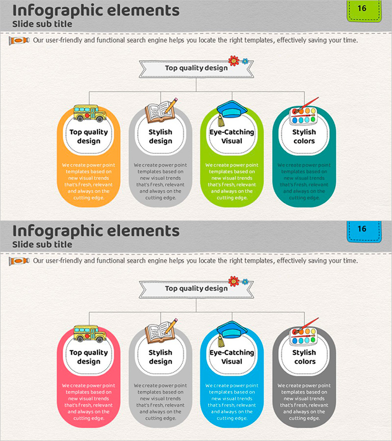 트리구조의 폐쇄형 학습 다이어그램 – 사업 소개의 필수템플릿