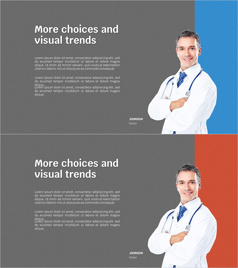 대표 의료진 소개 – 신뢰와 전문성을 담은 프레젠테이션