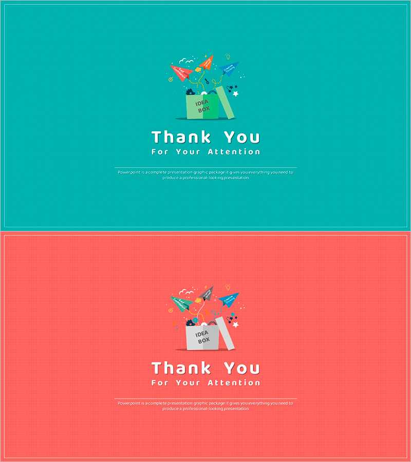 영감을 주는 프레젠테이션 표지 – 창의적 마무리