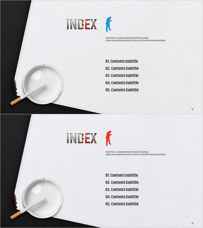 금연 권장 템플릿 – 효과적인 목차 구성