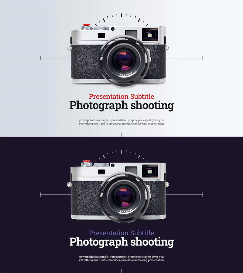 포토그래프 템플릿 메인 표지 – 전문사진을 향한 첫 걸음